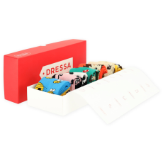  Dressa Socks pamut mintás női zokni szett - 7 pár