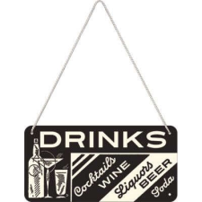 Drinks - Fémtábla dekoráció
