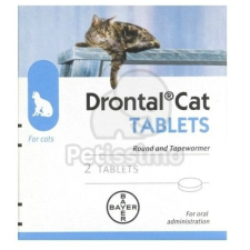  Drontal® Cat tabletta A.U.V. 2 tabletta élősködő elleni készítmény macskáknak
