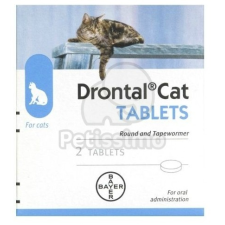Drontal® Cat tabletta A.U.V. 2 tabletta élősködő elleni készítmény macskáknak