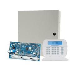DSC HS2016 NEO központ HS2ICN ikonos billentyűzettel, fémdobozzal biztonságtechnikai eszköz