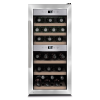 Dual Zone borhűtő, 240 palack, Caso Germany, WineComfort 240 Smart, inox