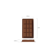  Dubai csoki forma, szilikon, óriás tábla téglalap sütés és főzés