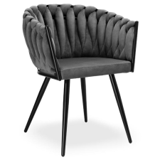  Dubai design velvet étkezőszék sötétszürke bútor