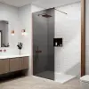 Dublin Walk-in .||. Rose Gold zuhanyfal, füstüveggel 100, 200cm, 6mm, NANO