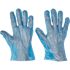  DUCK BLUE kesztyű PE kék 500db L-9 védőkesztyű