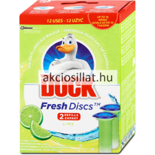 Duck Fresh Discs Wc-Tisztító Korong Utántöltő Lime 2x36ml tisztító- és takarítószer, higiénia