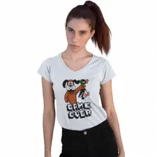  Duck Hunt, Game over - Női V-Nyakú Póló női póló