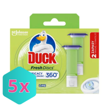 Duck wc öblítő korong UTÁNTÖLTŐ, Lime 2X36ml/csg KARTON - 5 db illatosító, légfrissítő