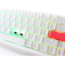 DUCKYCHANNEL ONE 2 SF MX Red RGB LED Magyar fehér billentyűzet