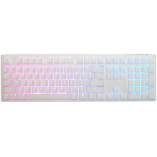 DUCKYCHANNEL ONE 3 RGB MX Blue Magyar fehér billentyűzet