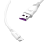 DUDAO Kábel: DUDAO L2 - USB / TYPE-C (USB-C) fehér adatkábel, (5A) 1m