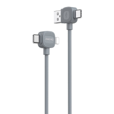 DUDAO L20S USB-C/Lightning apa - USB-A/USB-C apa kábel - Szürke (1m) kábel és adapter