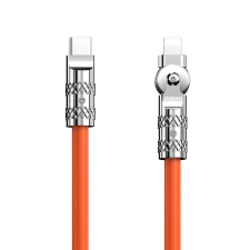 DUDAO L24CL USB-C - Lightning forgó kábel 1m narancs (L24CL) kábel és adapter