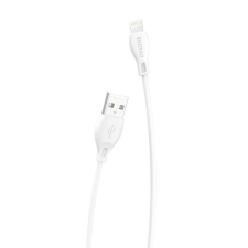 DUDAO L4L USB - Lightning kábel 2.4A 2m fehér (6970379611494) (L4L Lightning 2m) kábel és adapter