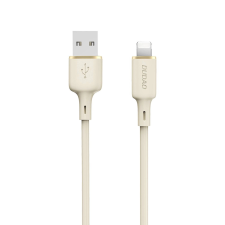 DUDAO L7SL USB-A - Lightning kábel 5A 1m - bézs kábel és adapter
