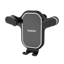 DUDAO Phone holder Dudao F12H for air vent (black) mobiltelefon kellék