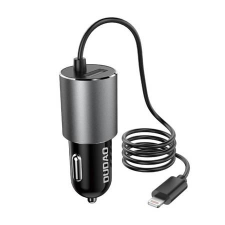 DUDAO R5ProL autós töltő USB-A + Lightning kábel (6973687240516) (6973687240516) mobiltelefon kellék