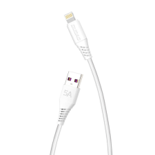 DUDAO USB Cable for Lightning Dudao L2L 5A, 2m (white) kábel és adapter