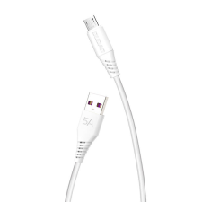 DUDAO USB to Micro USB Cable Dudao L2M 5A, 2m (White) kábel és adapter