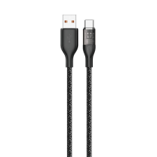 DUDAO USB to USB-C cable Dudao L22T 120W 1m (grey) kábel és adapter