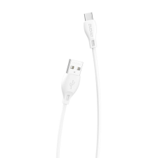 DUDAO USB to USB-C cable Dudao L4T 2.4A 1m (white) kábel és adapter