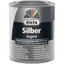 Dufa Düfa  metál zománc  0,125 l  ezüst festő és tapétázó eszköz
