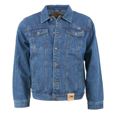 DUKE férfi TRUCKER nyugati stílusú farmerdzseki plusz méretben, L Jeans férfi kabát, dzseki