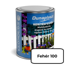Dunaplaszt Kerítésfesték fehér 0,75 L Dunaplaszt zománcfesték