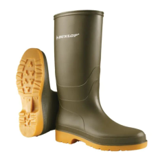 Dunlop Biztonsági csizma, Dunlop Dull, PVC, vízálló Green 32