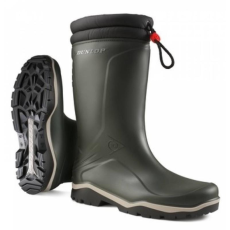 Dunlop Csizma Dunlop blizzard téli PVC csúszásbiztos oliva/fehér/fekete 48