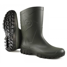 Dunlop Csizma Dunlop dee rövid szárú sav/lúgálló PVC sötét olajbogyó/fekete 37