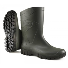 Dunlop Csizma Dunlop dee rövid szárú sav/lúgálló PVC sötét olajbogyó/fekete 43 munkavédelmi cipő