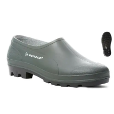  DUNLOP WELLIE B350611 9SYLV ZÖLD VÍZÁLLÓ PVC PAPUCS_44 munkavédelmi cipő