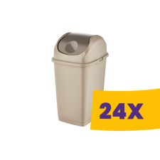 Dünya Slim billenőfedeles szemetes Homok 10L (Karton - 24 db) szemetes