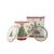 Duo Gift Porcelán bögre tetővel, fém szűrővel 360ml Christmas Tree