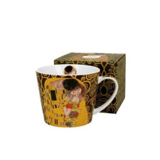 Duo Gift Porcelánbögre, 610ml, dobozban, Klimt:The Kiss bögrék, csészék