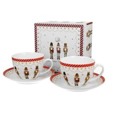 Duo Gift Porceláncsésze+alj, 270ml, 2 személyes, dobozban, Christmas Nutckracker konyhai eszköz