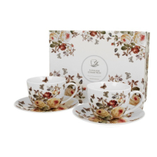 Duo Gift Porceláncsésze+alj ,300ml,2 személyes,dobozban, Zahra konyhai eszköz