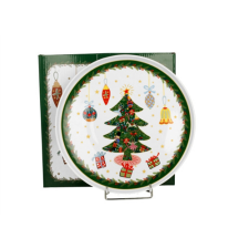 Duo Gift Porcelántányér 25cm, dobozban, Around Christmas Tree konyhai eszköz