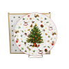 Duo Gift Porcelántányér 27cm, dobozban, Christmas Tree
