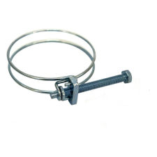  Dupla drótbilincs, DWC, 45-50mm, állítható,  1,5"-os csőhöz (84490) barkácsolás, csiszolás, rögzítés