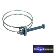 Dupla drótbilincs, DWC, 84-90mm, állítható, 3"-os csőhöz barkácsolás, csiszolás, rögzítés