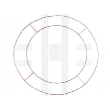  Dupla fém karika dekorációra - 45 cm dekorációs kellék