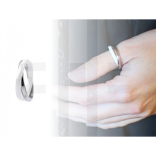  Dupla gyűrű kerámia, orvosi acél gyűrű