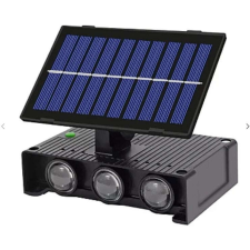  Dupla napelemes fali lámpa 6 LED napelemmel kültéri világítás