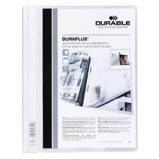 DURABLE A4, műanyag, zsebbel, fehér mappa