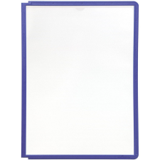 DURABLE Bemutatótábla panel, A4, 5 db/csomag, Durable Sherpa lila információs tábla, állvány