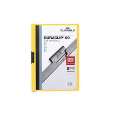 DURABLE Clip-mappa Durable Duraclip A/4 60 lapig sárga mappa