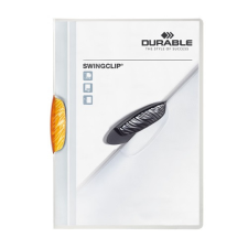 DURABLE Clip-mappa Durable Swingclip A/4 30 lapig narancssárga gyűrűskönyv
